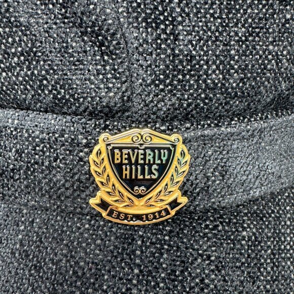 Beverly Hills (90210) Lieutenant Hat in Oxford Grey OS NWOT - Picture 2 of 10